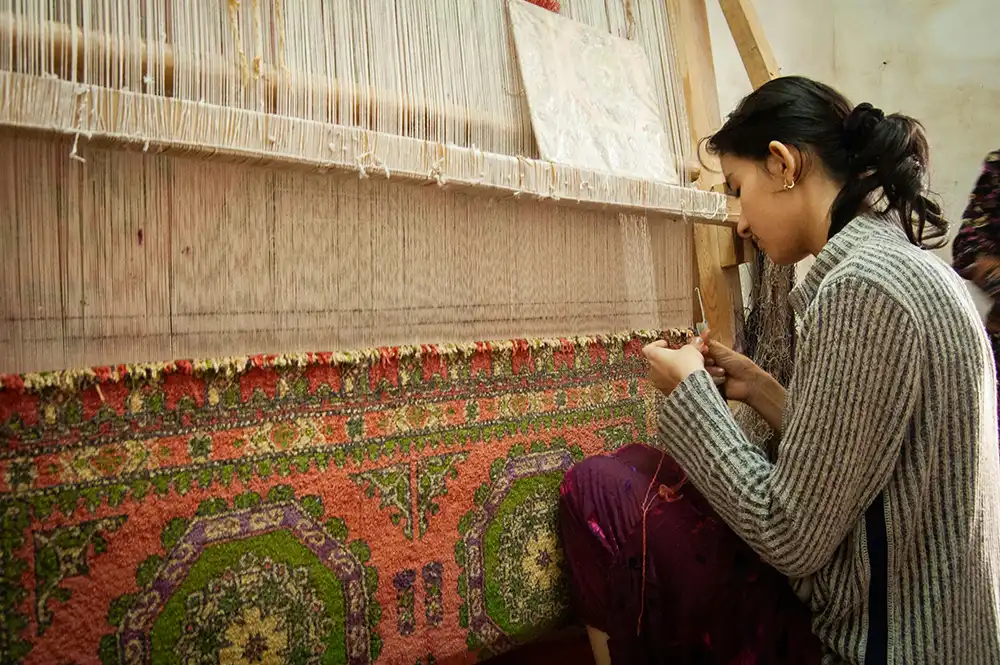 Antique Rug Making